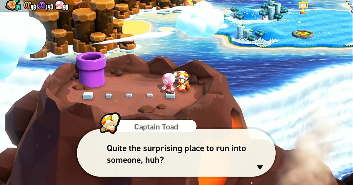 Super Mario Bros. Wonder: alle Captain Toad-Standorte