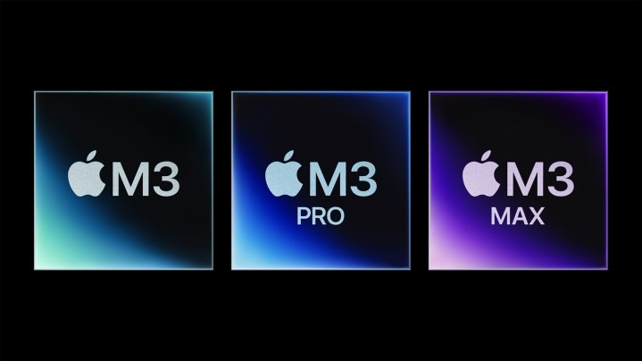 Logos für Apples M3-Chips.