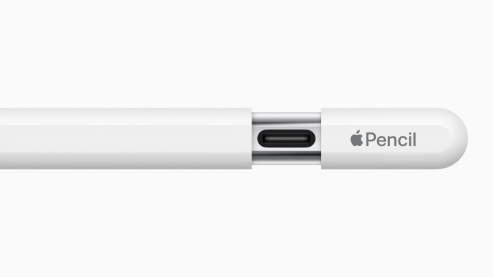 Die Schiebekappe wird auf dem Apple Pencil (USB-C) angezeigt.