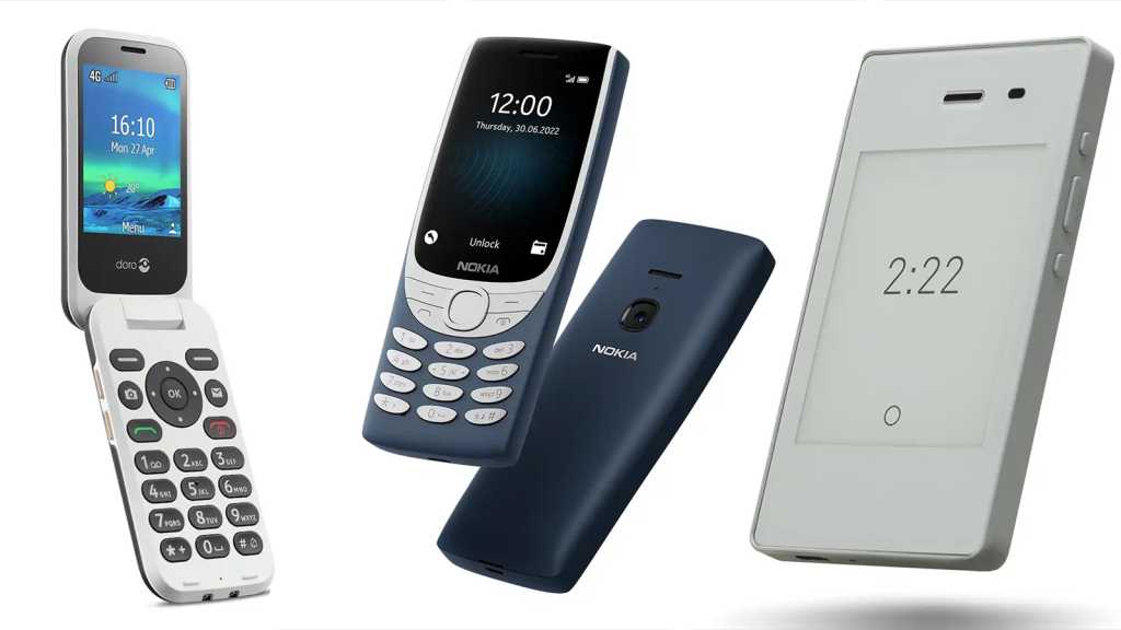 Doro 6880, Nokia 8210 4G and Light Phone 2