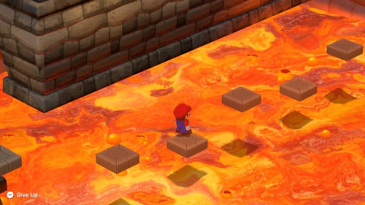 Aktionsraum im Super Mario-Rollenspiel