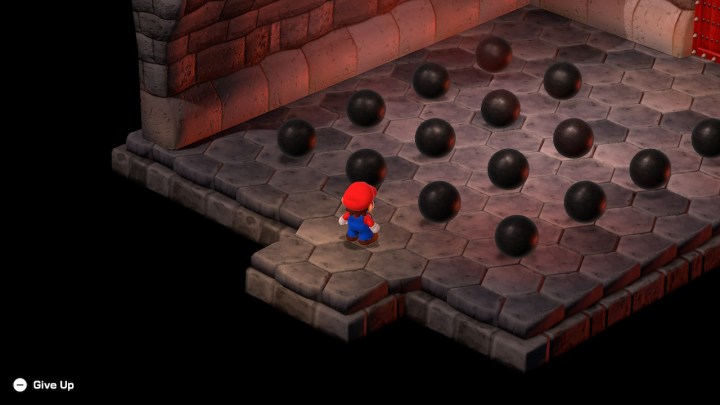 Puzzle-Raum im Super Mario-Rollenspiel