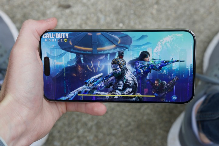 Call of Duty: Mobile auf dem iPhone 15 Pro Max.