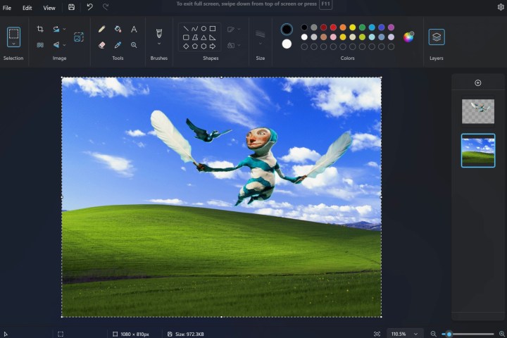 Microsoft Paint wird noch viel besser