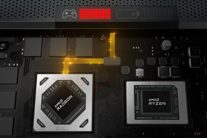Eine AMD-GPU und -CPU teilen sich die Leistung beim Spielen.