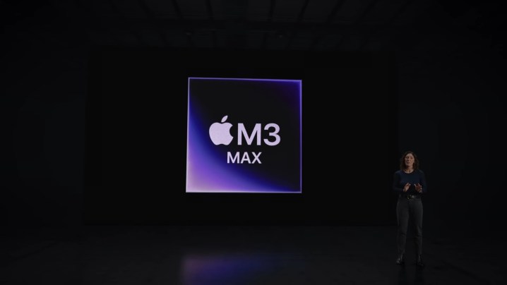 Apple stellt den M3 Max-Prozessor vor.