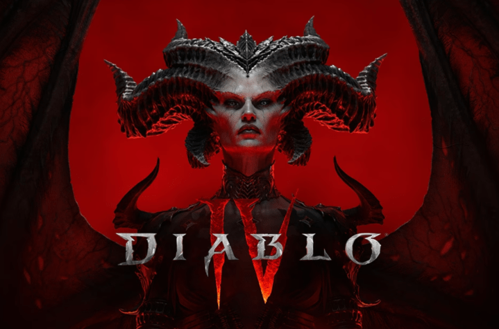 Ein Werbeplakat für Diablo 4.