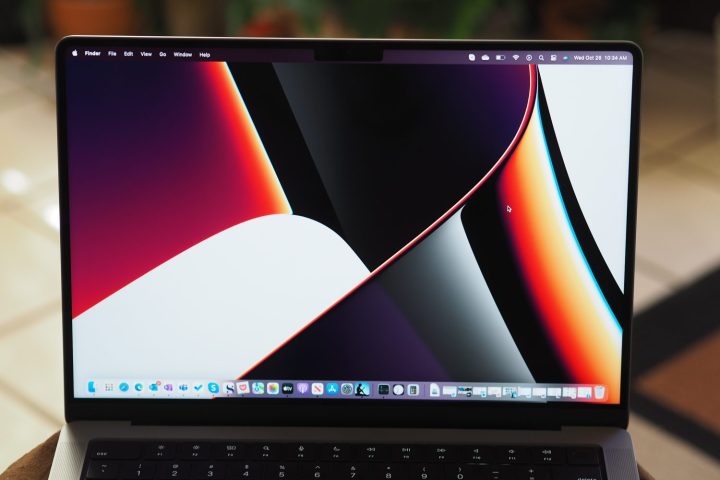 Ein MacBook Pro 14-Display.