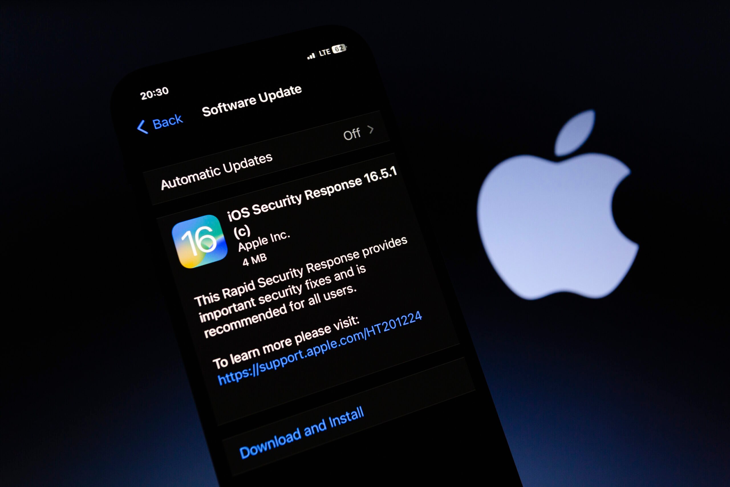 Apple hat gerade ein neues Sicherheitsupdate aufgrund eines Kompatibilitätsfehlers zurückgezogen