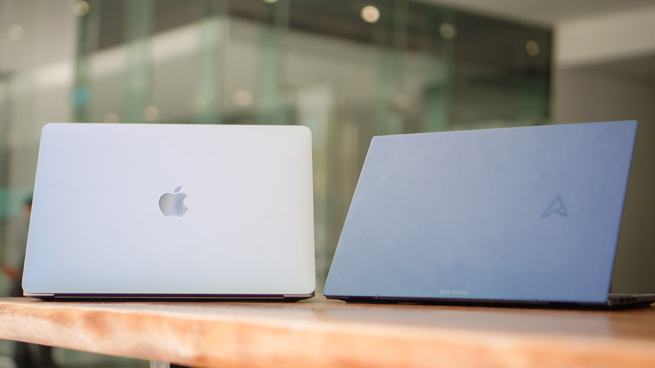 Asus ZenBook 14 OLED vs. MacBook Air M1: am besten unter 1.000 €