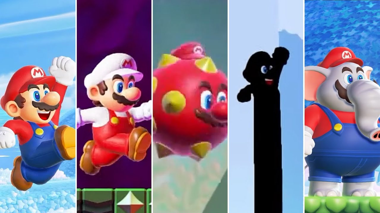 Super Mario Bros. Wonder;  alle Power-Ups, Rangliste