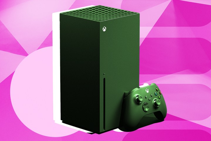 Stilisierte Grafik der Xbox Series X