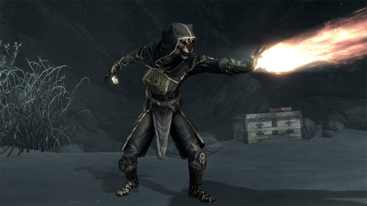 Aldmeri Anti-Mage ist eine der Mods, die über Bethesda Game Studios Creations in The Elder Scrolls V: Skyrim erhältlich sind.