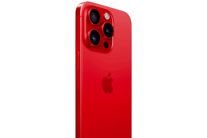 iPhone 15 Pro in roter Farbe.