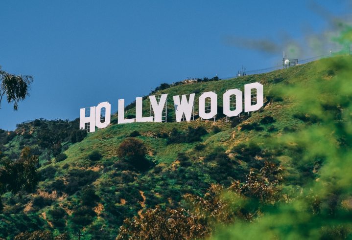 Das Hollywood-Zeichen.