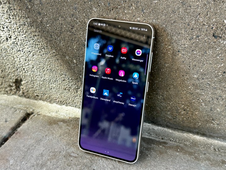 Samsung Galaxy S23 zeigt Apps auf dem Bildschirm an