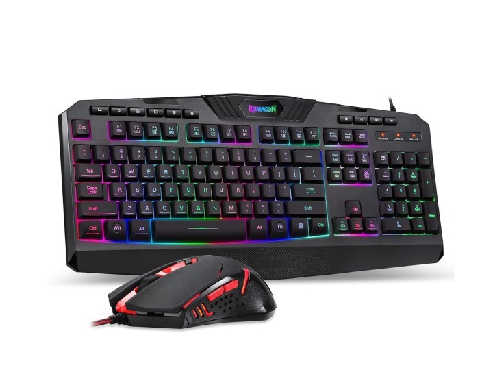 Redragon S101 Gaming-Tastatur und M601 Gaming-Maus-Kombinationsgeschenk für PC-Gamer