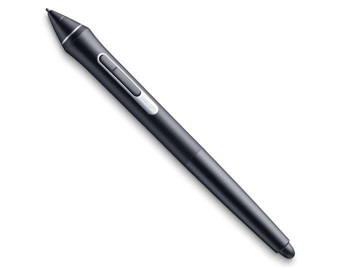Der Wacom Pro Pen 2 auf weißem Hintergrund.
