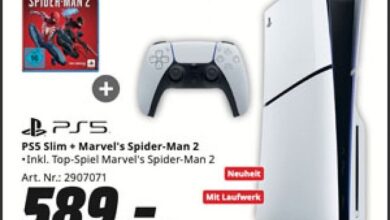 Das Spider-Man-Bundle der neuen PS5 „Slim“ ist heute 11 % günstiger
