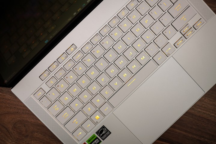 Tastatur des Asus ROG Zephyrus G14.