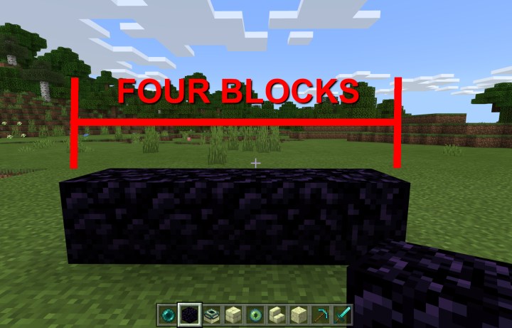 So erstellen Sie ein Portal in Minecraft Build Nether Frame Bottom