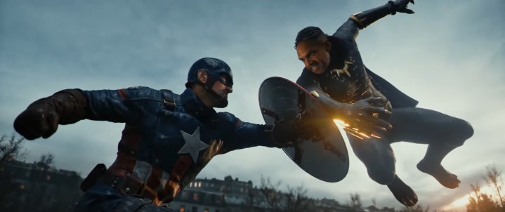 Captain America und Black Panther treffen in Marvel 1943: Rise of Hydra-Filmmaterial aufeinander.