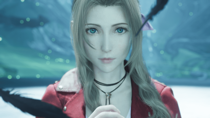 Aerith betet in Final Fantasy 7 Rebirth.