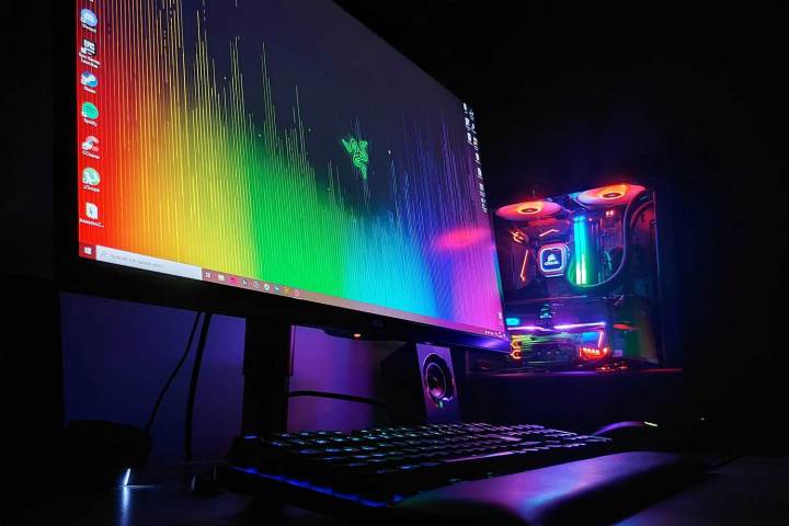 Schöner RGB-Gaming-PC.