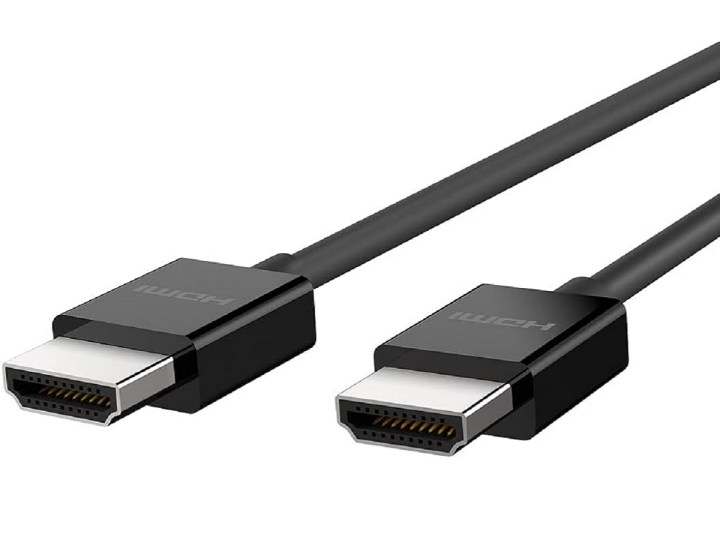 Die beiden Enden des Belkin Ultra HD HDMI 2.1-Kabels.