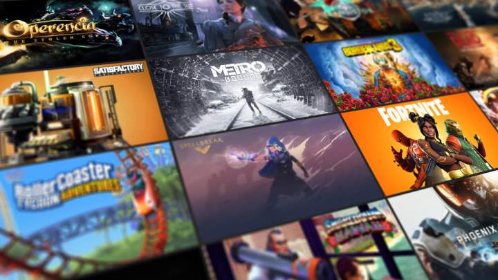 Spiele im Epic Games Store erhältlich.