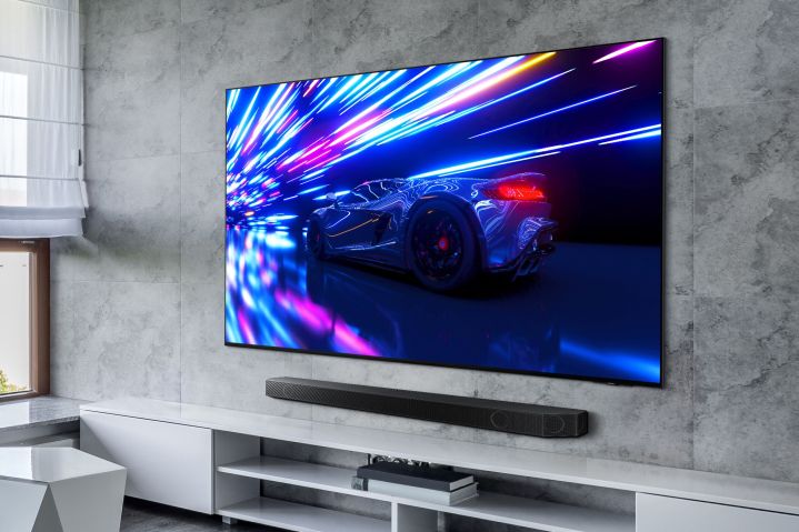 Samsung S95D 4K OLED-Fernseher.