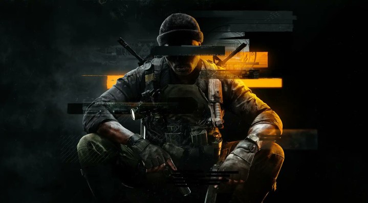 Im Key Art von Call of Duty: Black Ops 6 hockt ein Soldat.