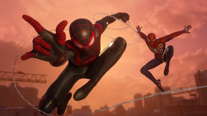 Ein Screenshot von „The Story So Far“ in Marvel‘s Spider-Man 2.