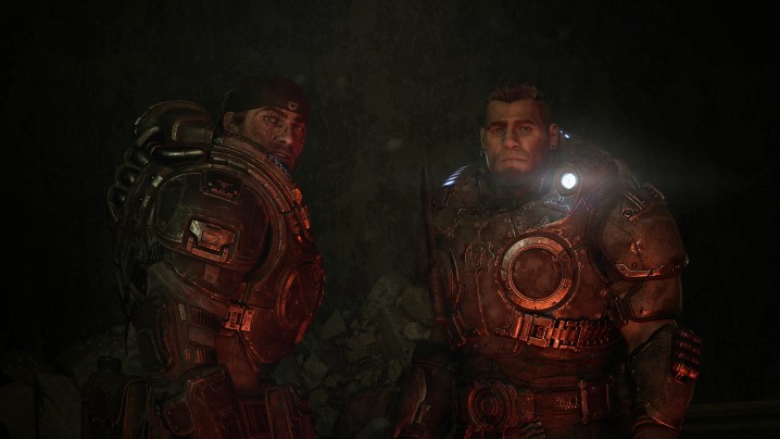 Die beiden Protagonisten von Gears of War: E-Day.