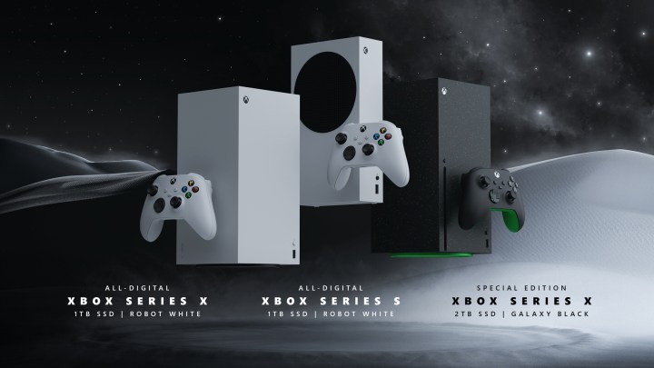 Alle drei Xbox-Modelle, die im Herbst 2024 erscheinen.