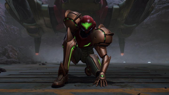 Samus Aran posiert in Metroid Prime 4: Beyond.
